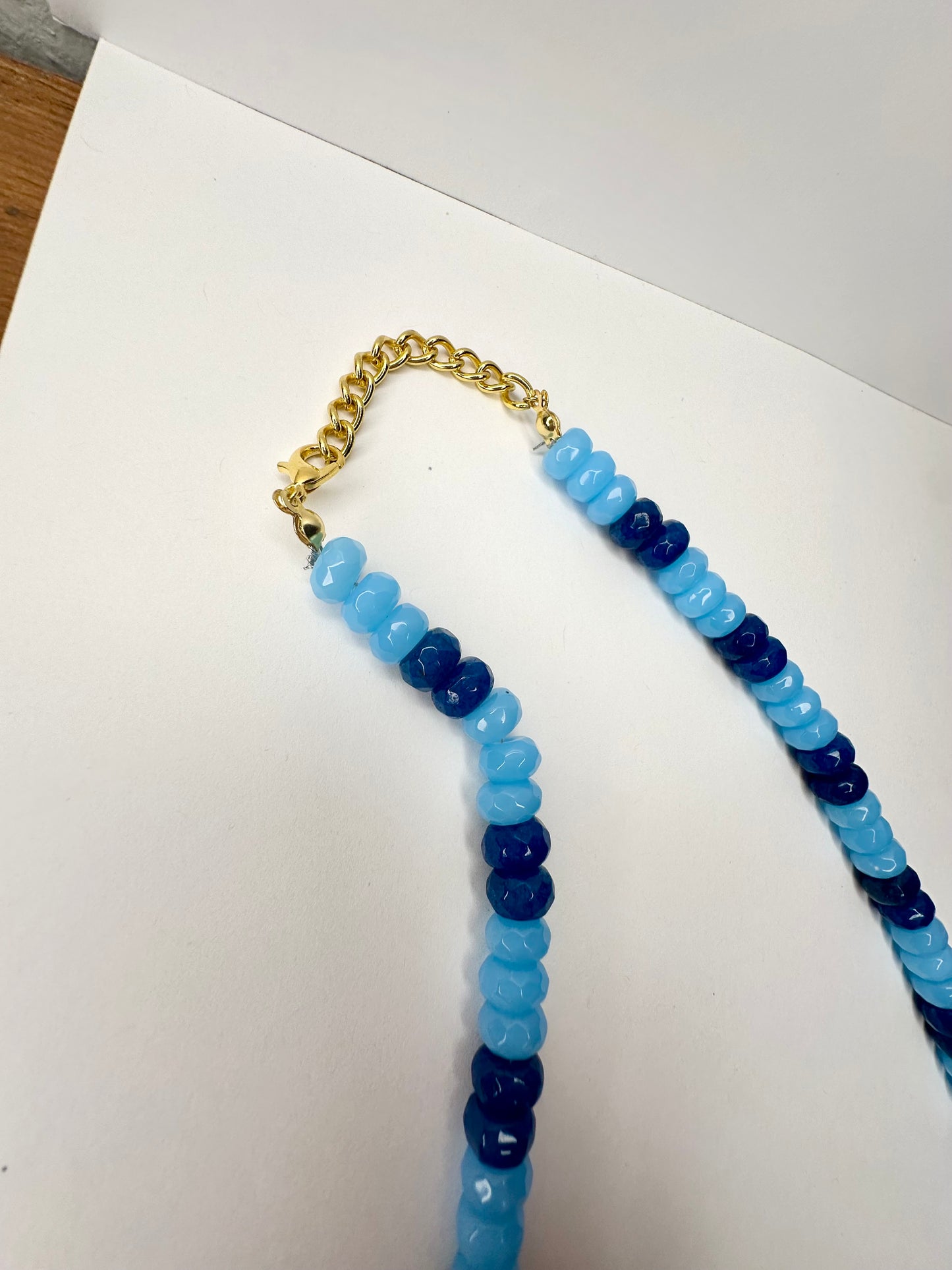 Seaside gemstone necklace