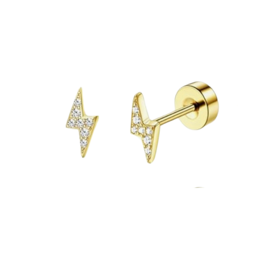 Thunderstruck Mini Rhinestone Stud Earrings