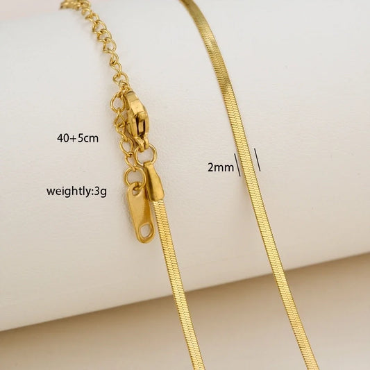 18k Gold Snake Chain