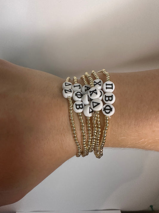 Sorority 14k gold Bracelets