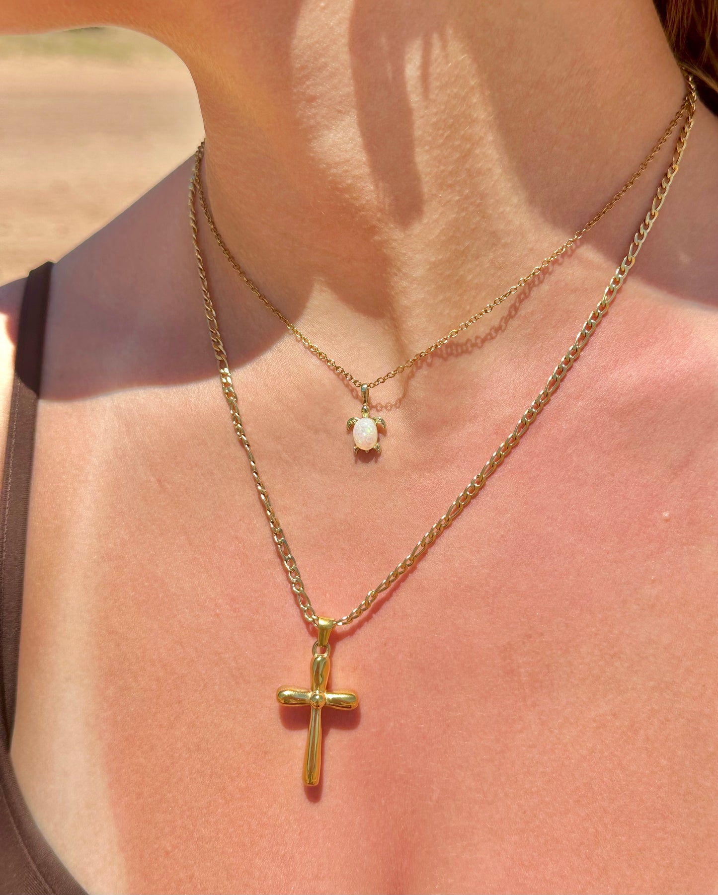 Opal Turtle Necklace