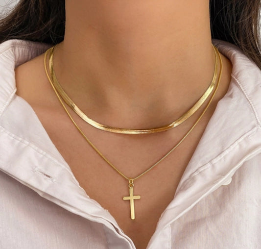 Remi Cross Necklace