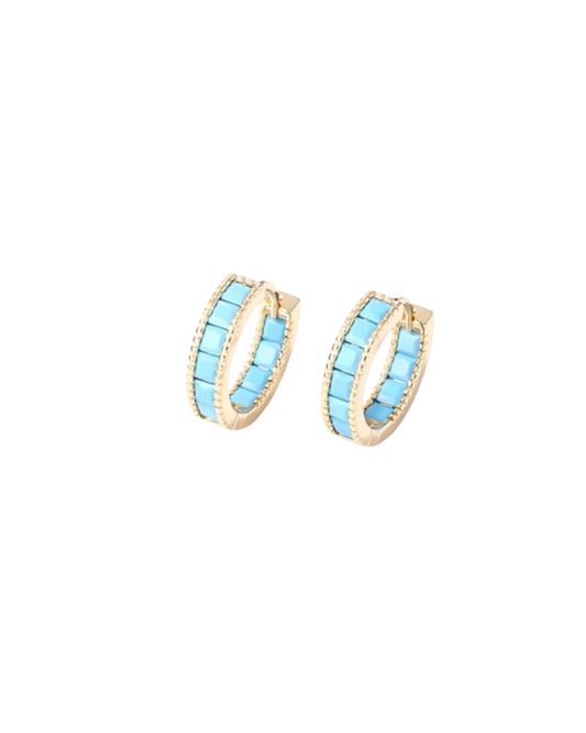 Dally Hoops - Turquoise