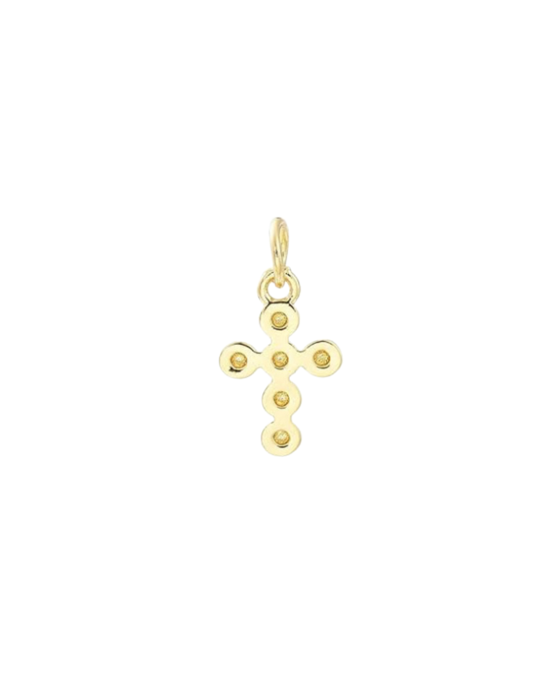 Bubble Cross Charm