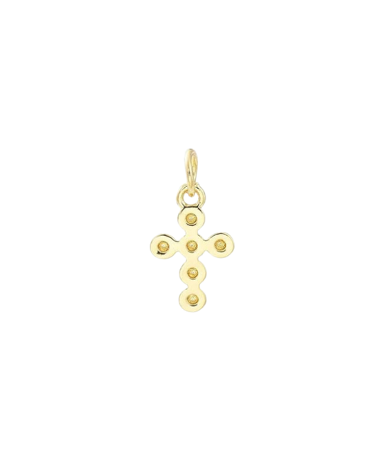 Bubble Cross Charm