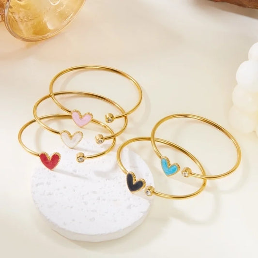 Heart bangle