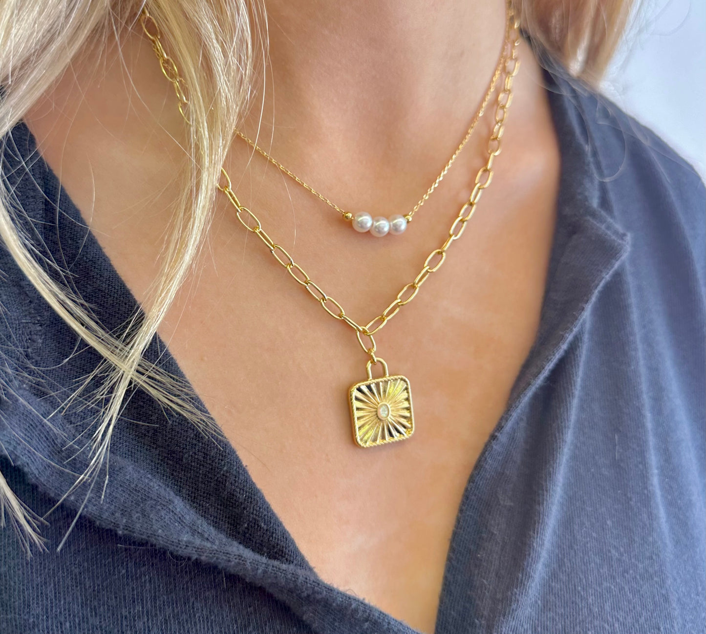 Mako Chunky Pendant Necklace