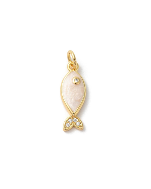 Enamel Fish Charm