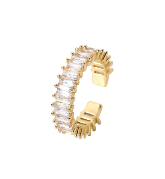 White Rhinestone Ring