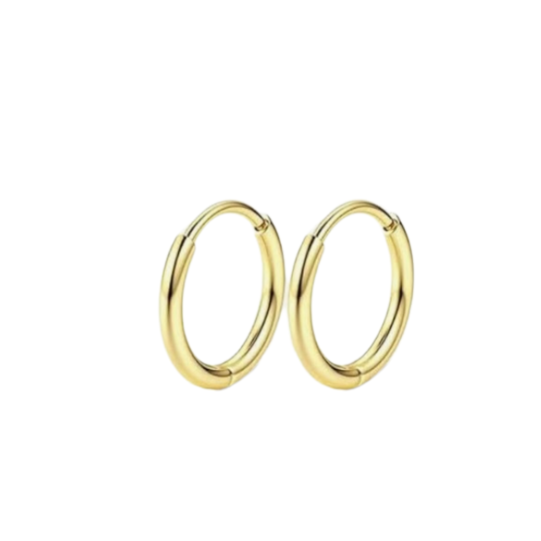 Minimalist Gold Hoops