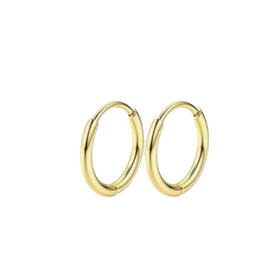 Minimalist Gold Hoops