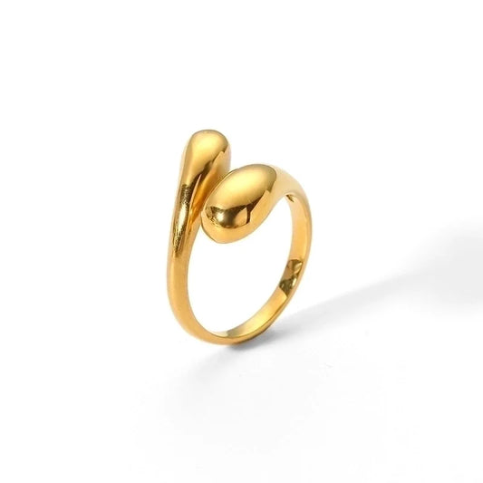Chunky 18k gold ring