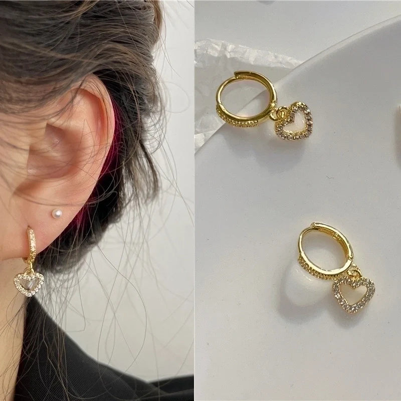 Juliet Drop Hoop Earrings