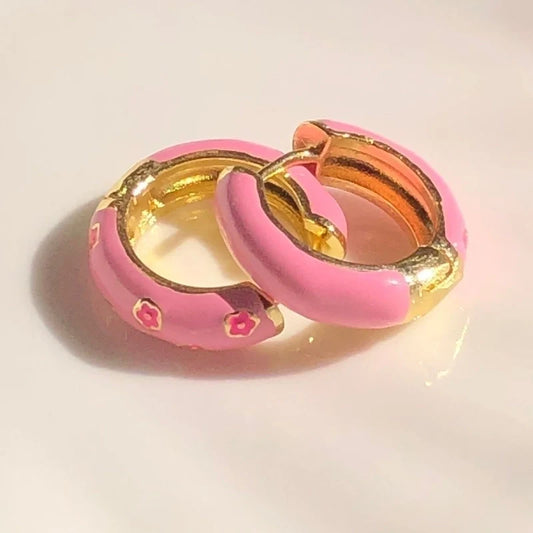 Daphne Hoops - Pink
